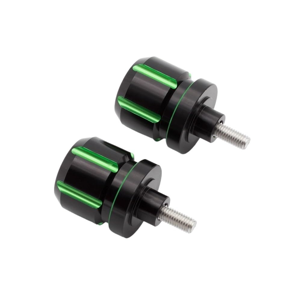 TYUHNLSBN Griffenden Endkappen Motorrad Für Kawasaki Z400 Z900 Z650 Ninja 250 400 ZX25R Motorrad 7/8 "Lenker Griffe Bar Kappe Gegengewicht Stecker Slider Zubehör von TYUHNLSBN