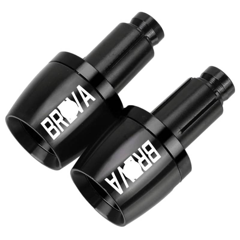 TYUHNLSBN Griffenden Endkappen Motorrad Für Moto Guzzi BREVA 750 V7 Breva 850 1100 1200 Griso BREVA 1100 Universal Lenkergriffe Bar Ends Kappe Gegengewicht Stecker Rutsche von TYUHNLSBN