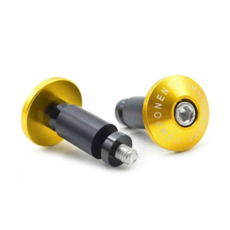 TYUHNLSBN Griffenden Endkappen Motorrad Motorrad Aluminium Lenker Getriebe Ausgewogene Stecker Slider Griff Bar End Gewichte Griffe Kappe Für h&ond&a Für Suzuki Für YAM&AHA von TYUHNLSBN