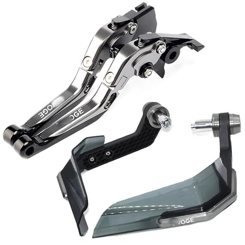 TYUHNLSBN Handguards Für 650 500 DS 500R 650DS 500DS Motorrad Bremse Kupplung Hebel Wind Deflektor Lenker Handschutz von TYUHNLSBN