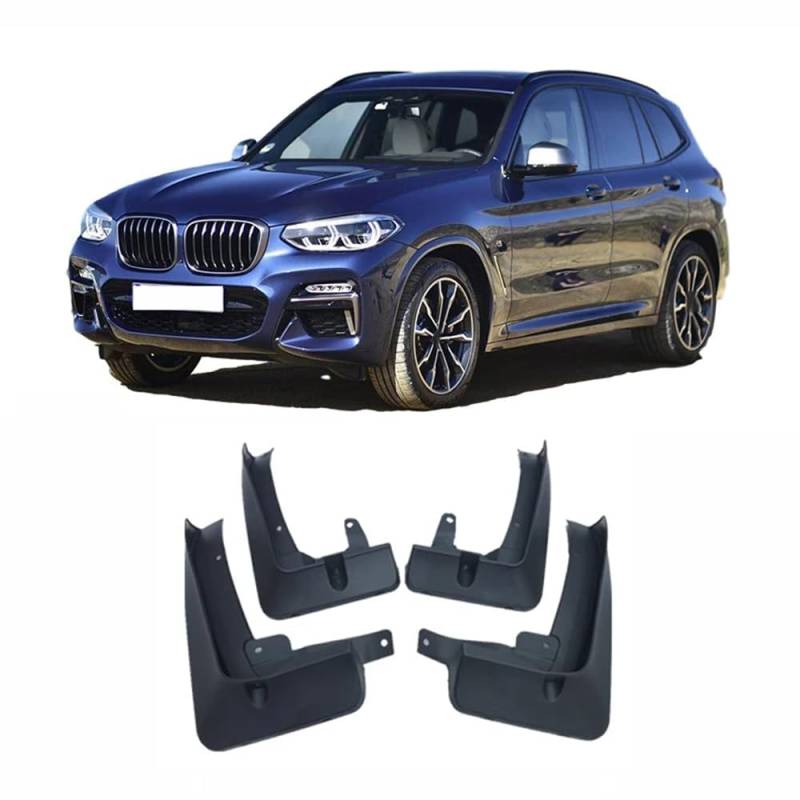 4 Stück Auto Schmutzfänger, für BMW X3 G01 2018 2019 2020 2021 2022 2023 2024 Mud Flaps Schmutzfänger Spritzschutz Auto Accessoires von TYUIGHF