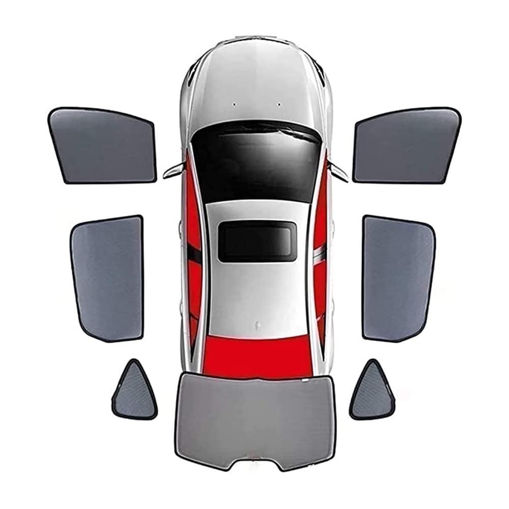 Auto Sonnenschutz Sonnenrollo, Für Citroen C5 AIRCROSS 2017-2022 Sonnenschutz Seitenfenster Heckscheibe Sonnenschutz,Auto Sichtschutz Fenster,7pcs-wholecar von TYUIGHF