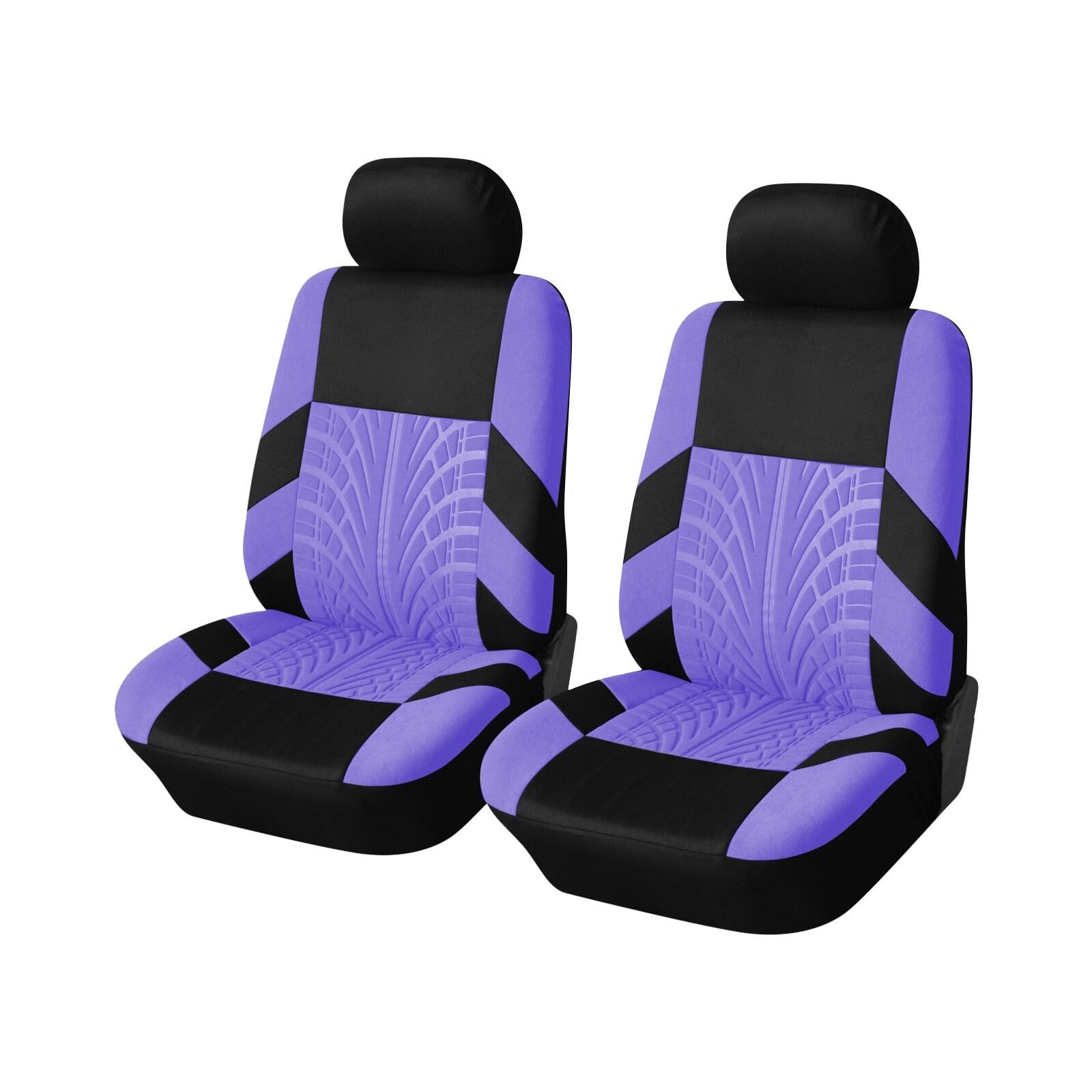 TYUMGXIAO Auto Sitzbezüge Sets für BMW 650i Coupe (2011–2017), Atmungsaktiv Bequem Stoff Sitzbezüge Komplettset Autositzbezüge Innenraum Zubehör,A/Purple-A/Front 2 Seats von TYUMGXIAO