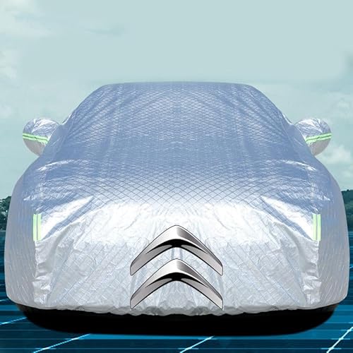 Autoabdeckung, Für Citroën Picasso Regen Sonne Staub Schutz Baumwollfutter Wasserdicht Atmungsaktiv Auto Abdeckung,F von TYYTET