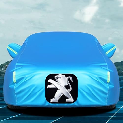 Autoabdeckung, Für Peugeot 508 Regen Sonne Staub Schutz Baumwollfutter Wasserdicht Atmungsaktiv Auto Abdeckung,B von TYYTET