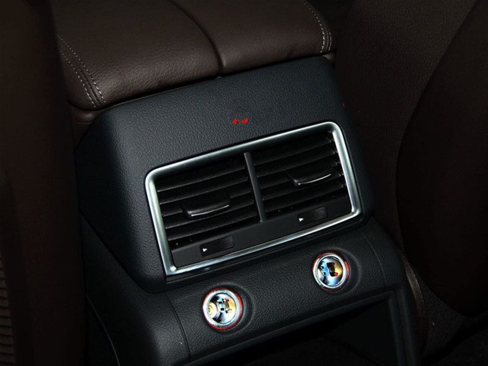 TZVIDW Vorne und Hinten Panel Dash Louver Klimaanlage Vent A/C Outlet, for Audi, Q7 4L 2007-2015 Entlüftungsauslass(Rear) von TZVIDW