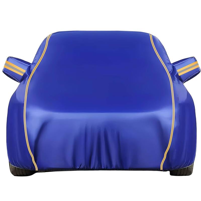 Autoabdeckung Winter für Alfa Romeo Brera 2005-2010,Wasserdicht Autogarage Outdoor-Indoor-Vollautoabdeckung schneesicher Winddicht Auto Abdeckplane Staubdicht Autohülle Reißfest(Blue) von TaFblid