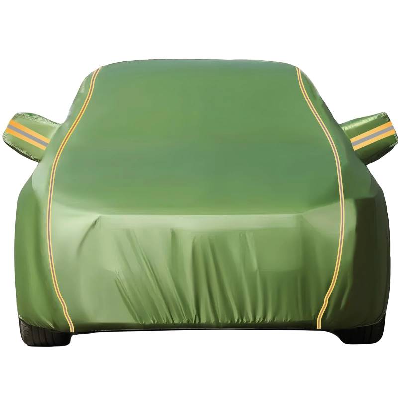 wasserdichte Autoabdeckung für Cadillac Coupe DeVille 1985-1988,Outdoor Auto Abdeckplane schneesicher Kratzfest Vollgarage Autoplane Winddicht flammhemmend Staubdicht (Green) von TaFblid