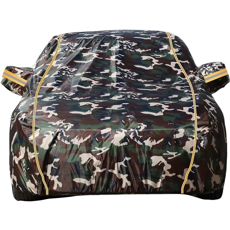 wasserdichte Autoabdeckung für Suzuki Grand Vitara,Outdoor Auto Abdeckplane schneesicher Kratzfest Vollgarage Autoplane Winddicht flammhemmend Staubdicht (CAMO) von TaFblid