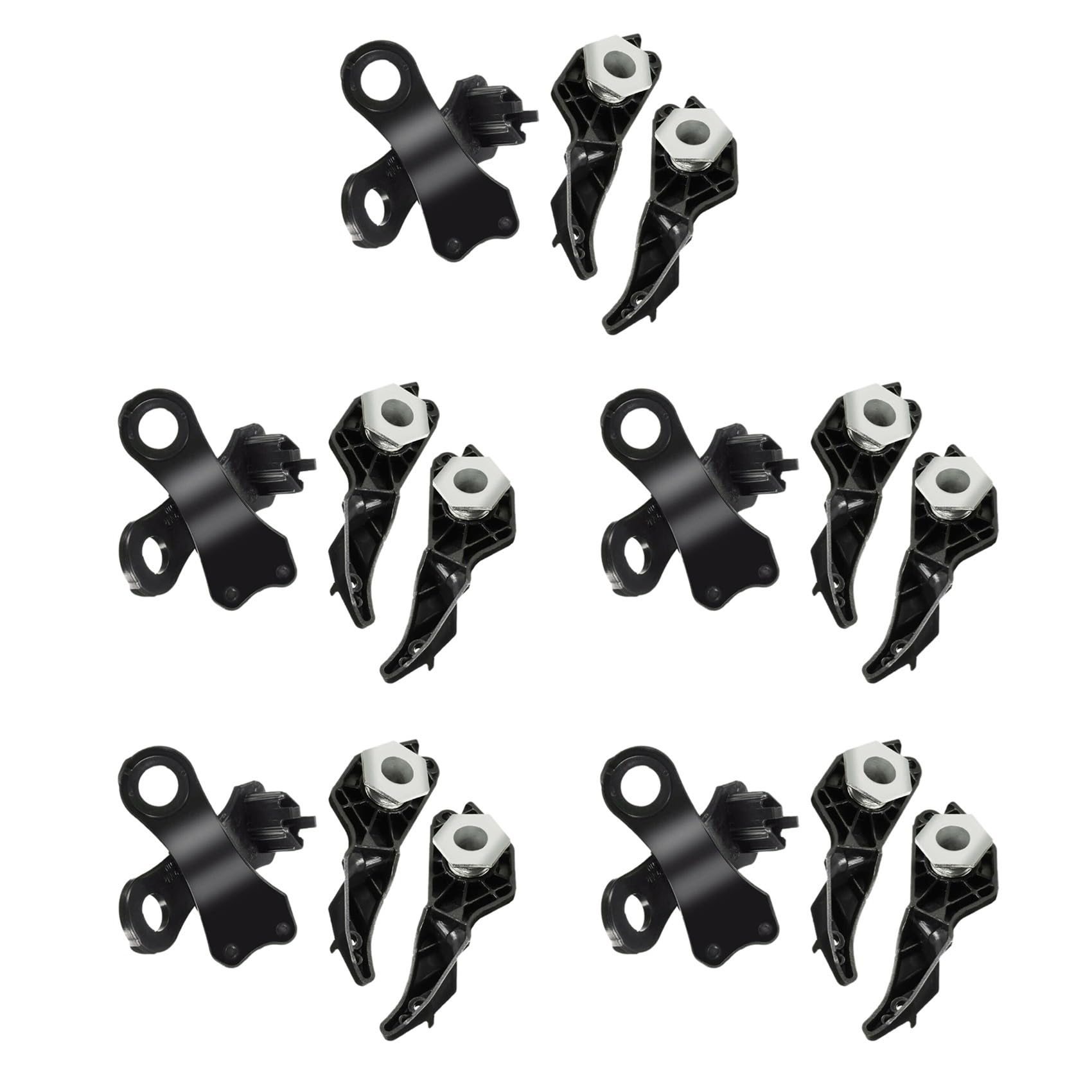 Tacell 10 Paar Halogen Scheinwerfer Reparatur Klammern Clip für E60 E61 Auto 63126941478 von Tacell