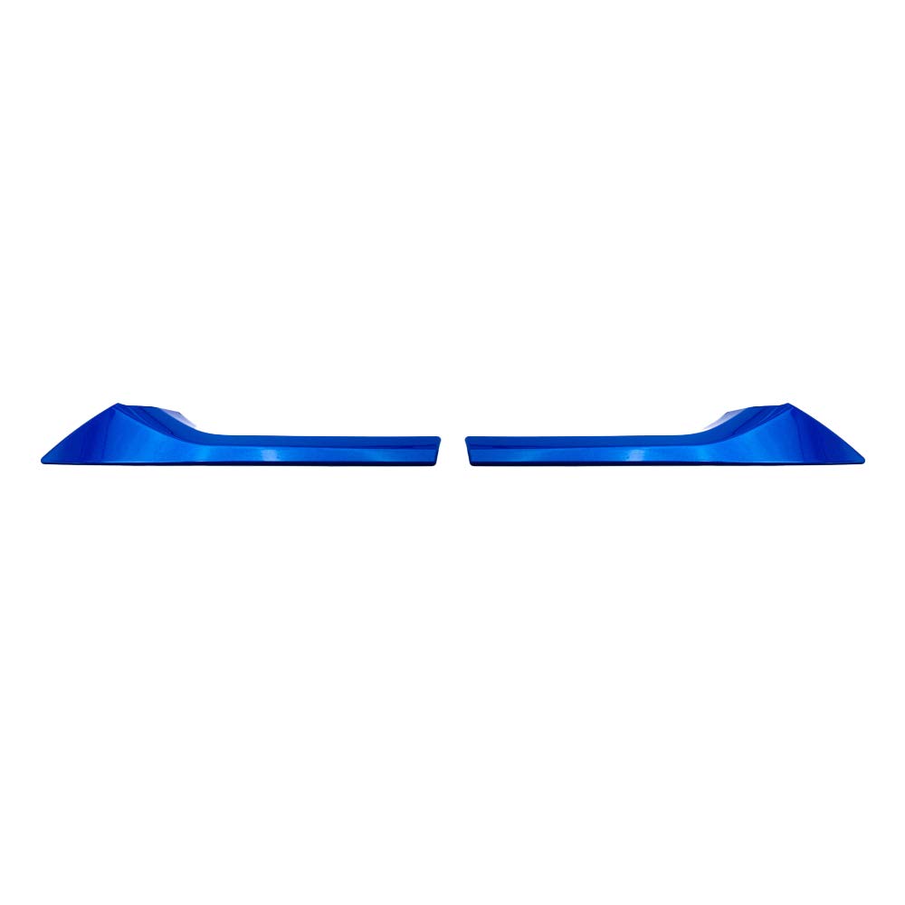Tacell für 2020 2021 Chrom Oben Vorne Mittel Gitter Gitter Form Leisten Abdeckung Verkleidung Auto Styling Blau von Tacell