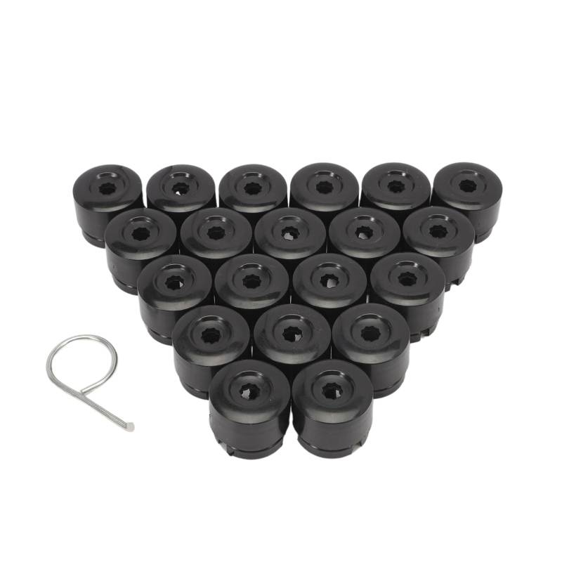 Taesayl 20pcs 19mm Auto Radmutter T5 T6 Radmuttern Kappen Nabe Schraube Abdeckung Schutzkappen Radmutter Schraube Kopfabdeckung von Taesayl