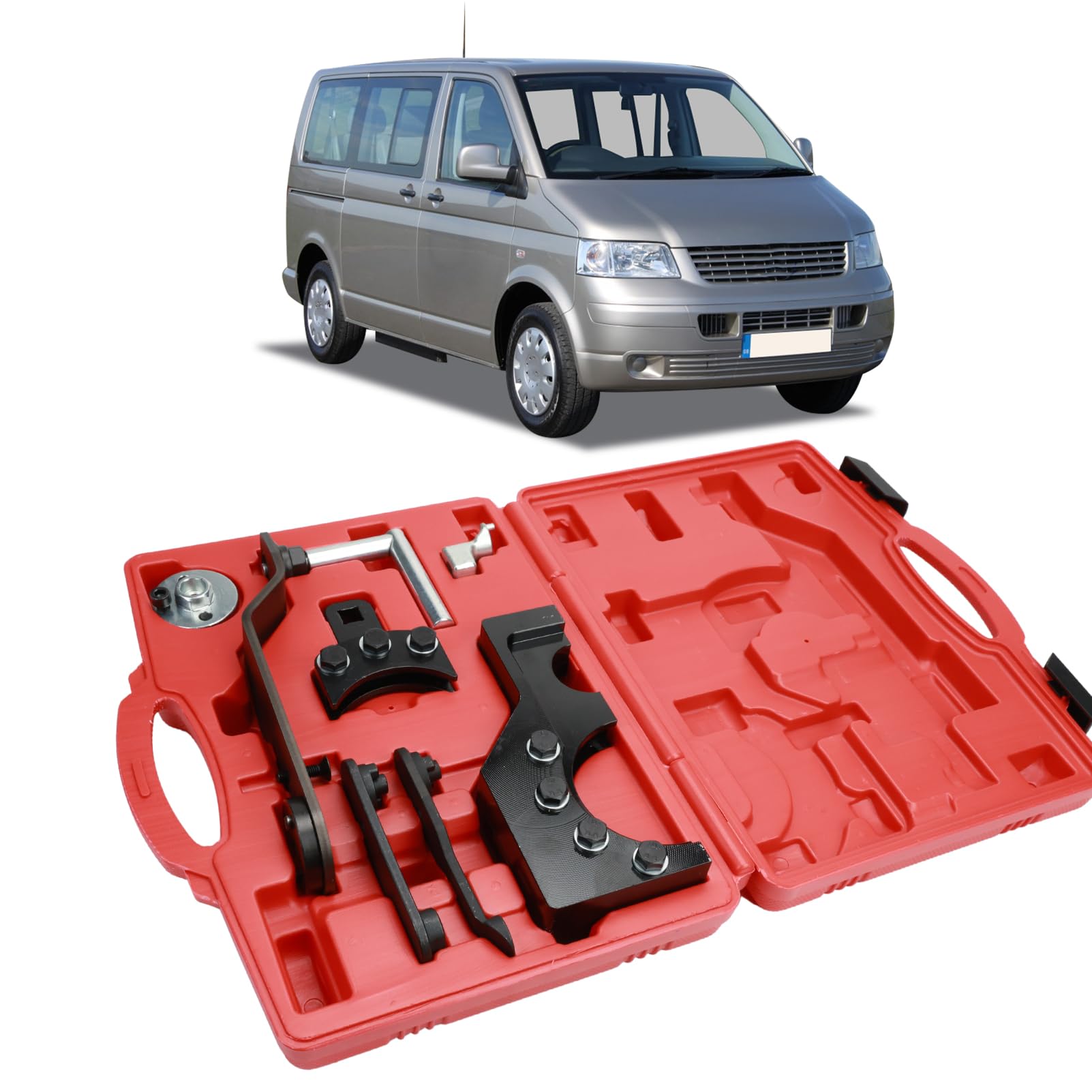 Taesayl Nockenwellen Arretierwerkzeug Nockenwellen Verriegelung Werkzeug T10193 Kompatibel mit VW Transporter T5 2.5TDI PD 4.9D/TDI Motor T10194 T10191 T10199 T10226 von Taesayl