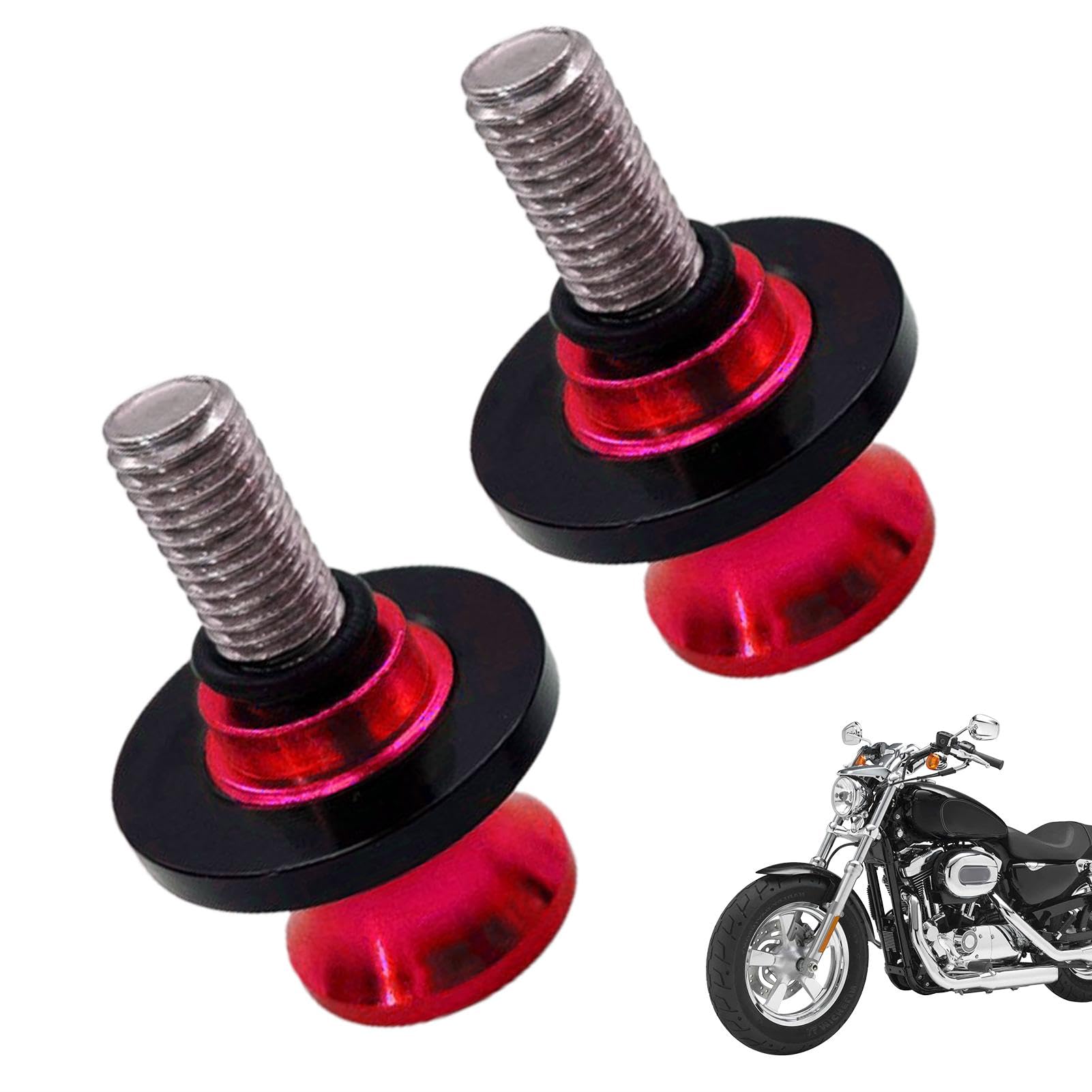 Takluu Anti-Fall-Cup für Motorrad, Vorderradgabel-Cup-Pedal | Stoßdämpfer der Vorderradgabel,Motorrad-Radrahmenpedal, Motorrad-Crash-Zubehör, Aluminium-Drop-Cup-Rad von Takluu