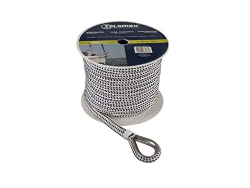 Ankerleine/Blei/Ø 10 mm x 30 m/Anker/Boot/Auge von Talamex