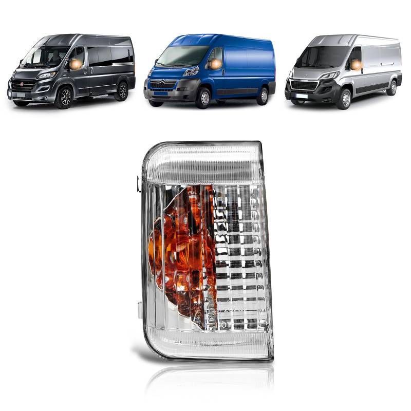 TangMiGe Blinker kompatibel mit Citroen Jumper 04/2006-UP, FIAT Ducato (250) 2006-UP, PEUGEOT Boxer 2006-UP, 1 Stück Links, Spiegel Blinker Seitenblinker Blinkleuchte. von TangMiGe