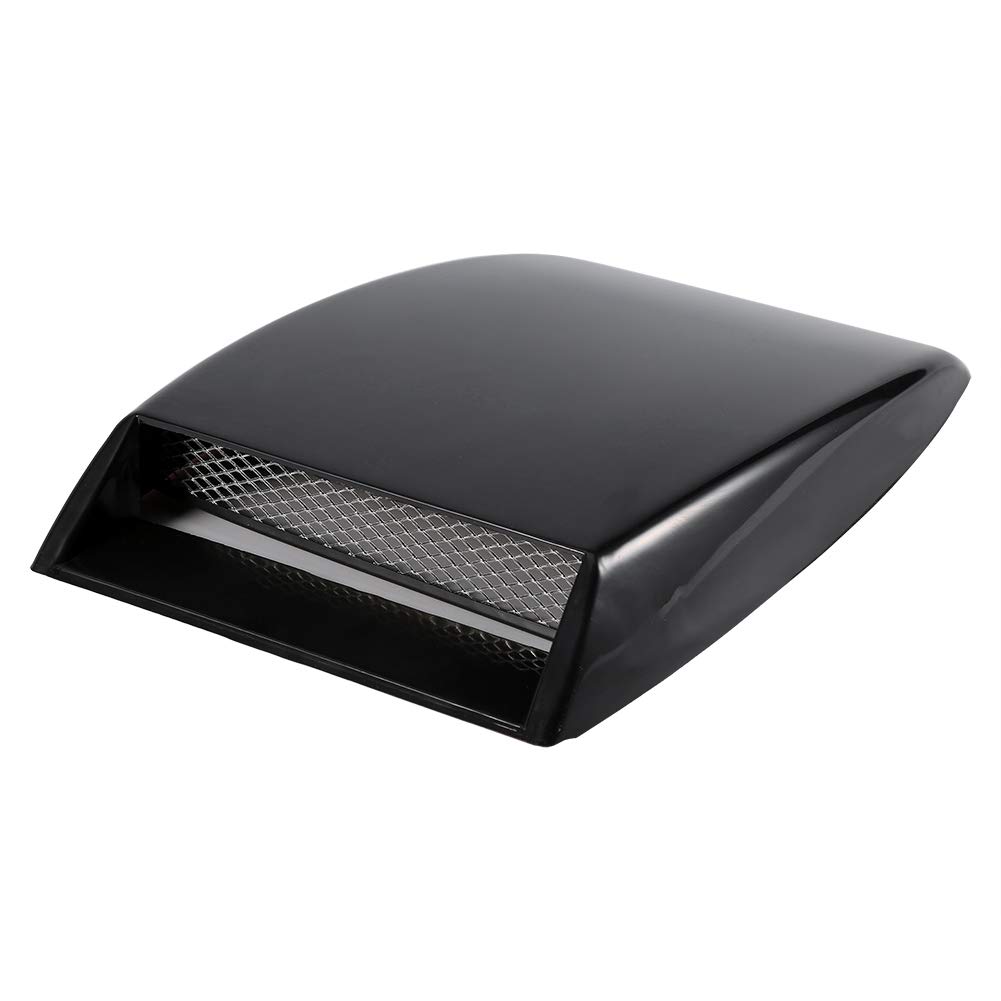 Motorhaubenabdeckung,Auto-Außenzubehör,Universal Auto Dekorativ Luftstrom Einlass Scoop Bonnet Vent Aufkleber Abdeckung Haube, Auto Luftstrom Vent Deco(Schwarz) von Tangxi