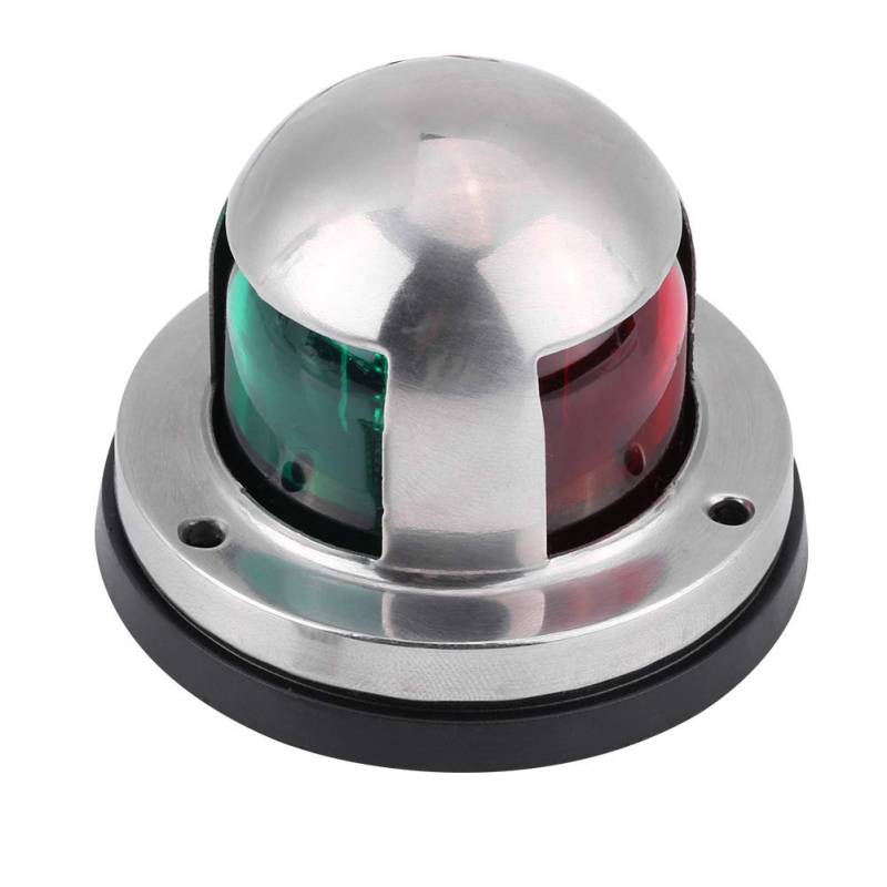 Tangxi Marine LED Navigationslichter für Boote Marine Navigationsleuchte, wasserdicht 12V/24V Edelstahl Rote & Grüne LED für Boot Ponton Yacht Skeeter Zubehör von Tangxi