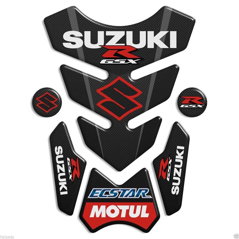 Tankdeckel mit 3D-Effekt, kompatibel mit Suzuki GSX-R von Tankpad