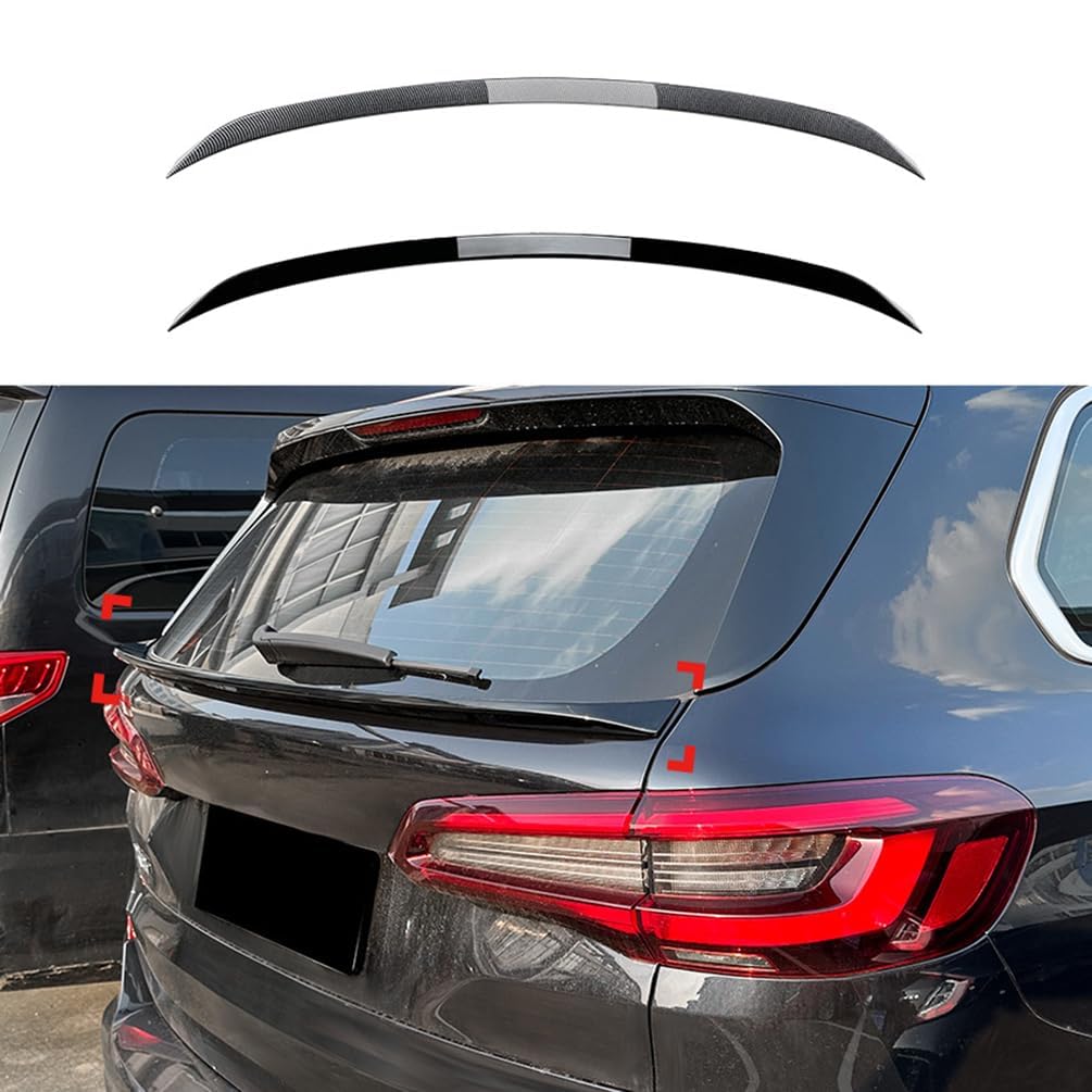 Auto Heckspoiler für BMW X5 G05 2019 2020 2021 2022 2023+,Auto-Heckflügel Kofferraumspoiler Auto Dekoration Zubehör,A-Glossy Black von TaoZong