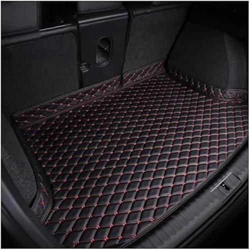 Auto Leder Kofferraummatte für Mini Countryman R60 2011-2016 R60,D-Black red von TaoieWkolt