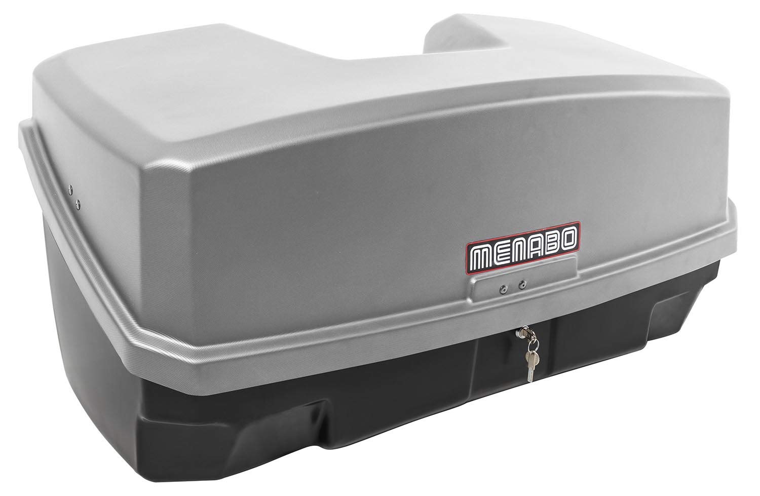 Ménabo Nekkar Silber Transportbox Gepäckbox für Kupplungsträger Heckträger 300 Liter von PDTXCLS
