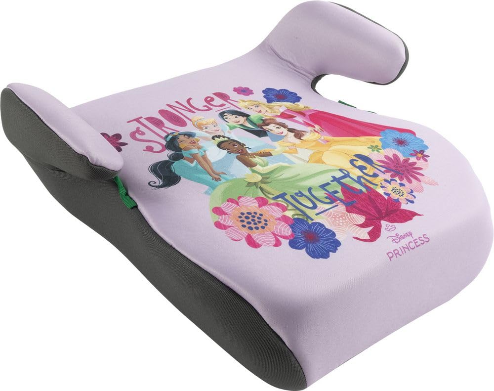 Disney Kindersitzerhöhung i-Size ECE R129/03 - Kindersicherheit von 126 bis 150 cm - Sitzerhöhung mit Prinzessinnen-Grafiken - Kindersitz Princess rosa von TataWay in viaggio si cresce