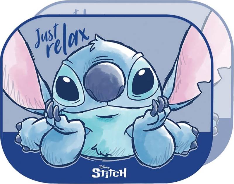 TataWay - Disney Lilo & Stitch Auto Sonnenblende | UV-Schutz | Einfache Befestigung mit Saugnäpfen | 44 x 35 cm, Lilo, Silikon von TataWay in viaggio si cresce