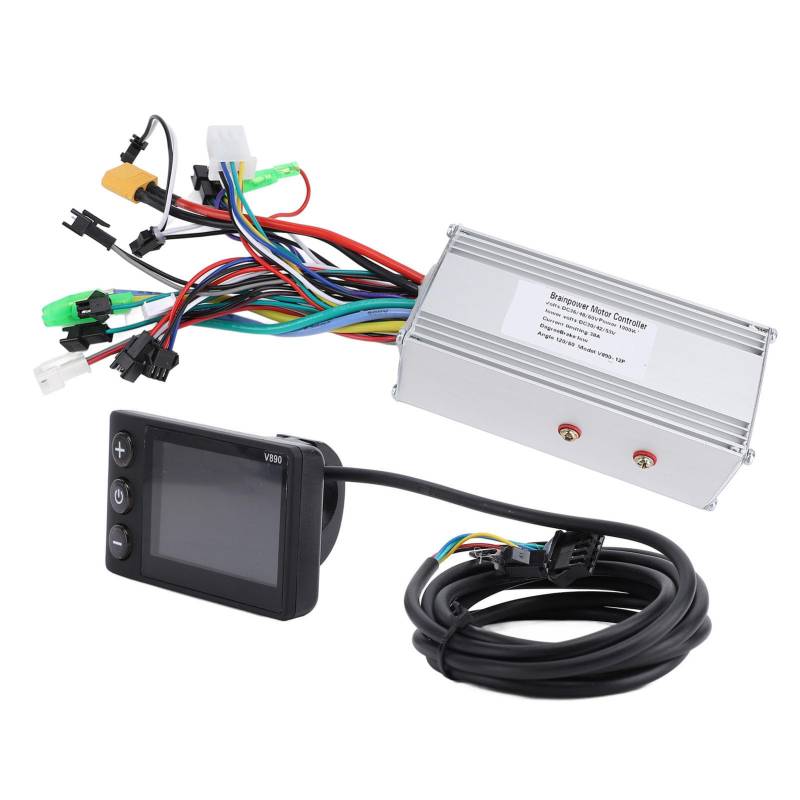 36V 48V 60V 1000W Bürstenloser Sinuswellen-Controller mit LCD-Anzeigefeld Elektrofahrrad-Umrüstsatz für Komfortables Fahrerlebnis von Tbest