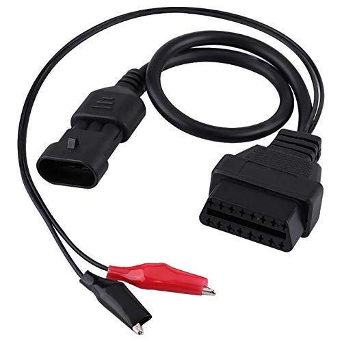 3Pin Auf OBD,3 Pin Zu Obd2,Diagnose Tools Für OBD Ii Motorsysteme,3 Poliges Bis 16 Poliges Diagnosekabel Für Obd2 Adapteranschlüsse Für Alfa Lancia von Tbest