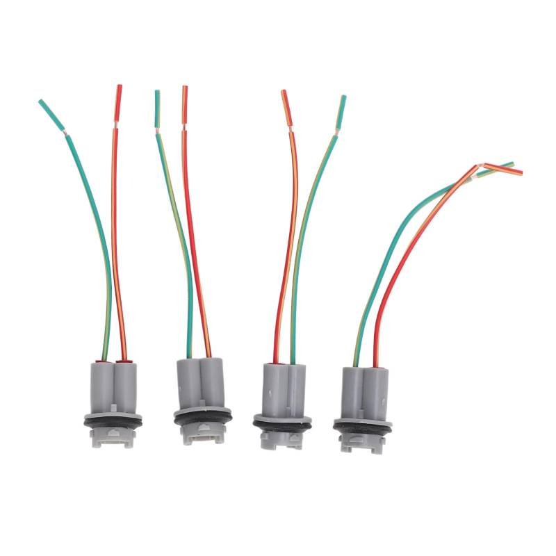 4Pcs Glühbirne Buchse Kabelbaum Steckdose Stecker Wasserdicht Heizung Verdrahtung Adapter Stecker für Autos LKW Boote von Tbest