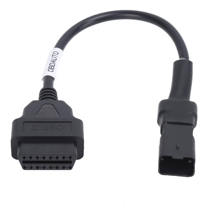 4Pin OBD Diagnosekabel Adapter, OBD Kabel OBD2 Verl?ngerunecker Ersatz für Motorr?der Diagnosewerkzeug Zubeh?r von Tbest