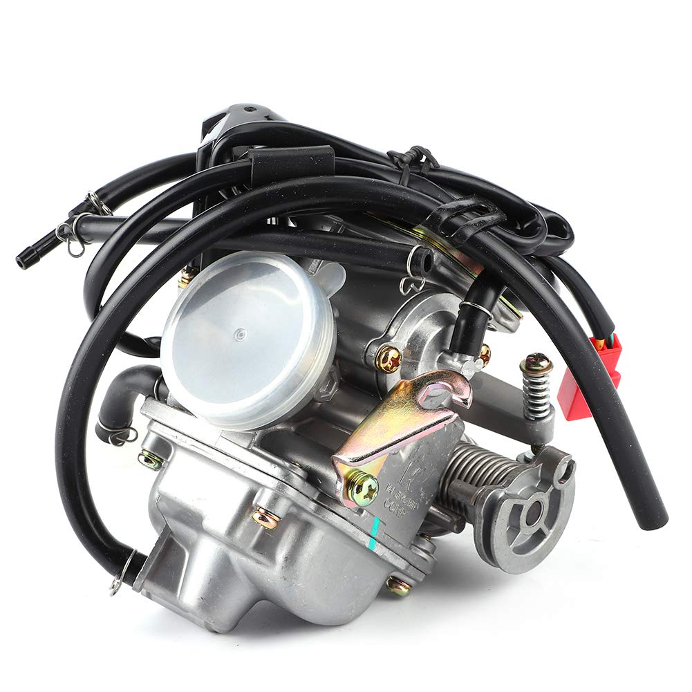 pd24j vergaser,pd24j,vergaser pd24j,ATV Vergaser, 24 mm Vergaser Carburetor Zubehör Vergaser Ersatz Ersatz für 4-Takt GY6 PD24J 125CC 150CC ATV Roller von Tbest