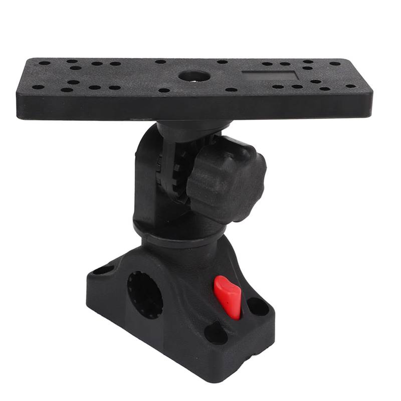 Angel Halterung Boot,Tbest Angel Halterung Boot,Fish Finder Mount Base,Fish Finder Mount 360 Grad Drehbare,Abnehmbare Universal-Boots-Fischfinder-Elektronikhalterung von Tbest