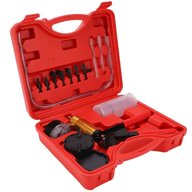 bremsenentlüftungsgerät motorrad vakuum,mityvac,Brake Bleeder Kit One Personbrake Bleedi,Auto Maintenance Tools,Handbrake Bleeder Tester Set Bleed Kit Vacuum Pump Car Motorrad Bleeding von Tbest