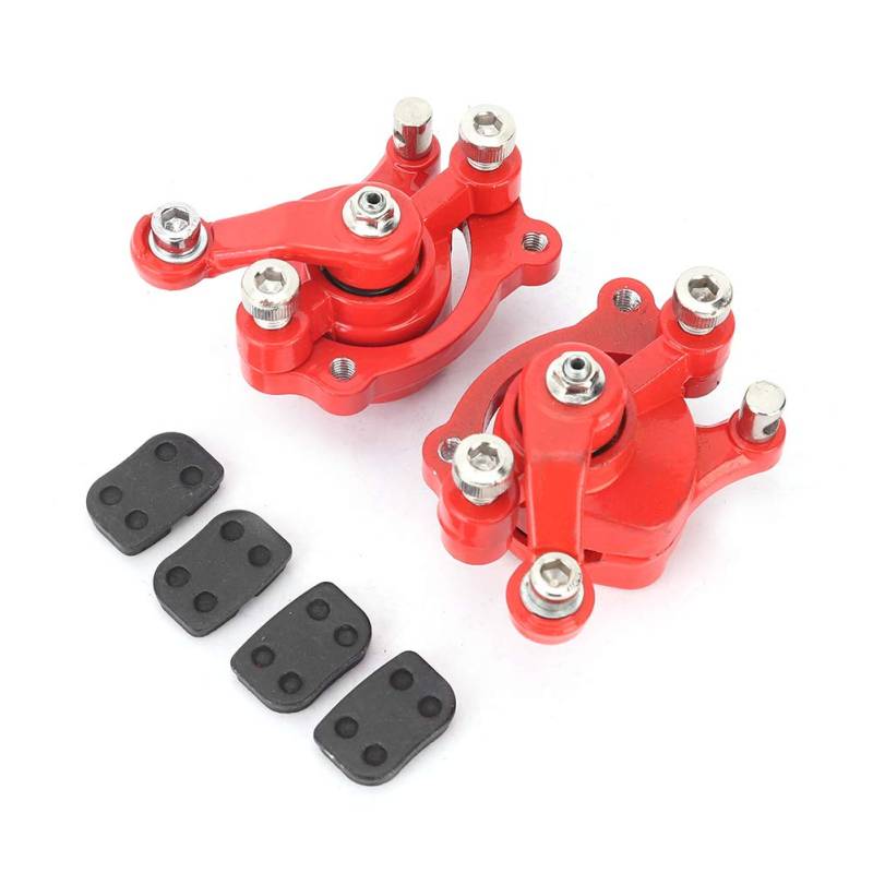 Kinder Quad Bremssattel,Bremssattel Hinten Kinder Quad,Mini-Moto-Bremssattel,Bremssättel,Vordere Und Hintere Scheibenbremssattel-Pads passend für Chinesische Mini Moto Kid ATV Quad 43 cc 47 cc 49 cc von Tbest