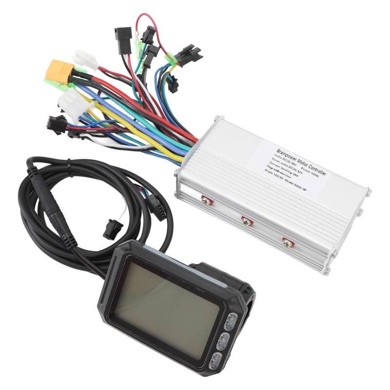 Brushless Controller Kit für E-Bike, leistungsfähige Materialien, leise und effizient, geeignet für Elektrofahrräder, LCD-Display von Tbest