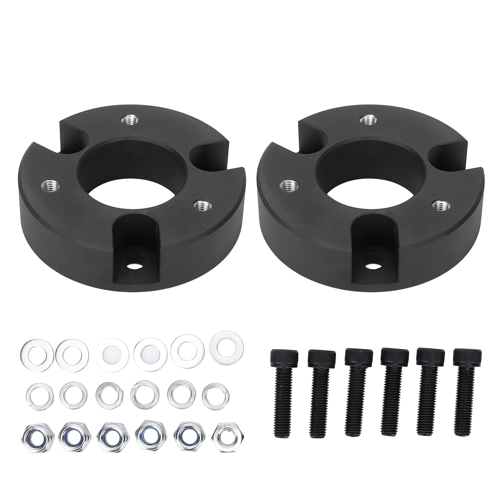 Car Lift Front Leveling Kit, 2in Front Leveling Lift Kit Carbon Steel Ersatz für FRONTIER 2WD 4WD 2005 2020 von Tbest