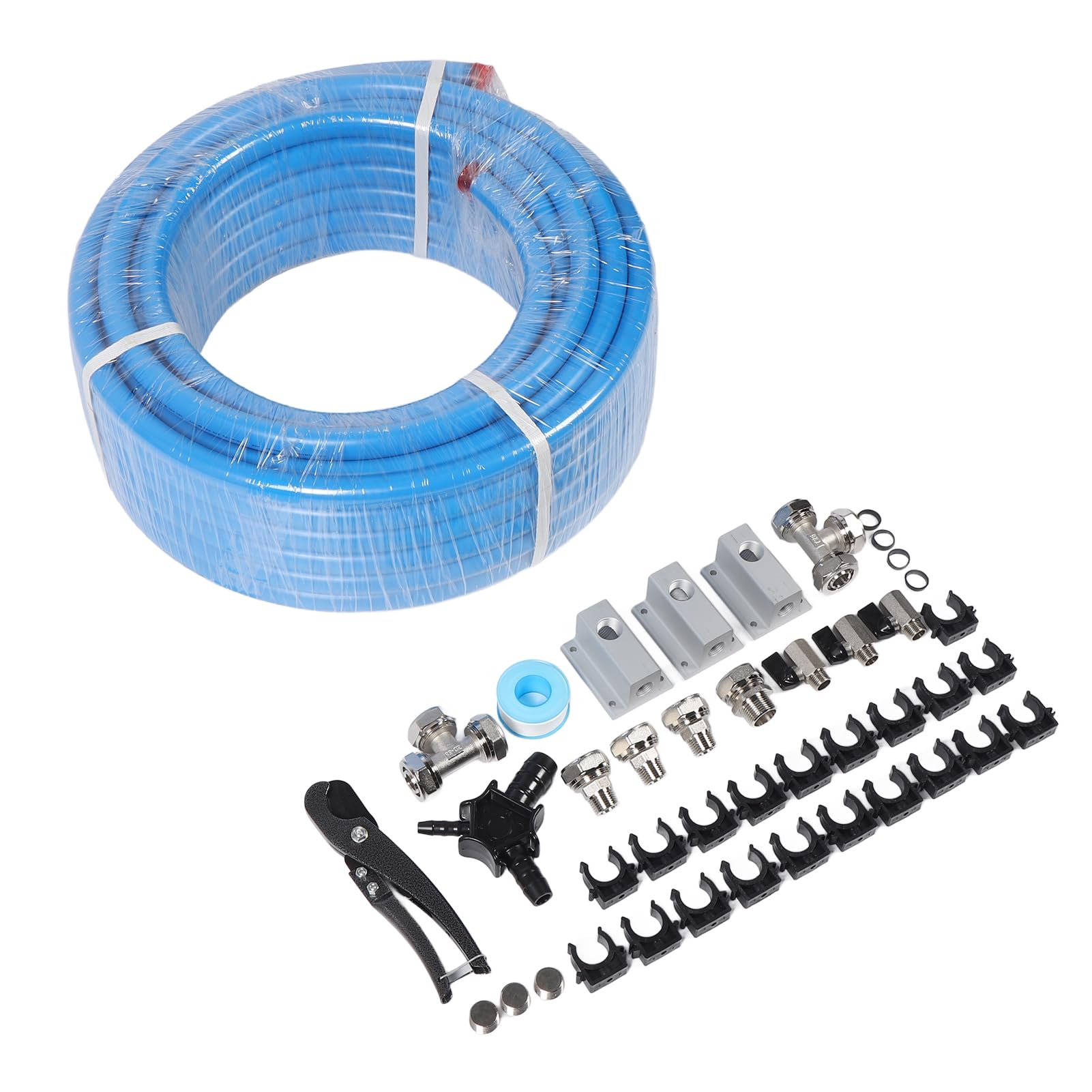 Druckluft-Rohrleitungssystem M7500 200 PSI Shop Air Line Kit 3/4 Zoll X 100 Fuß Schlauch von Tbest