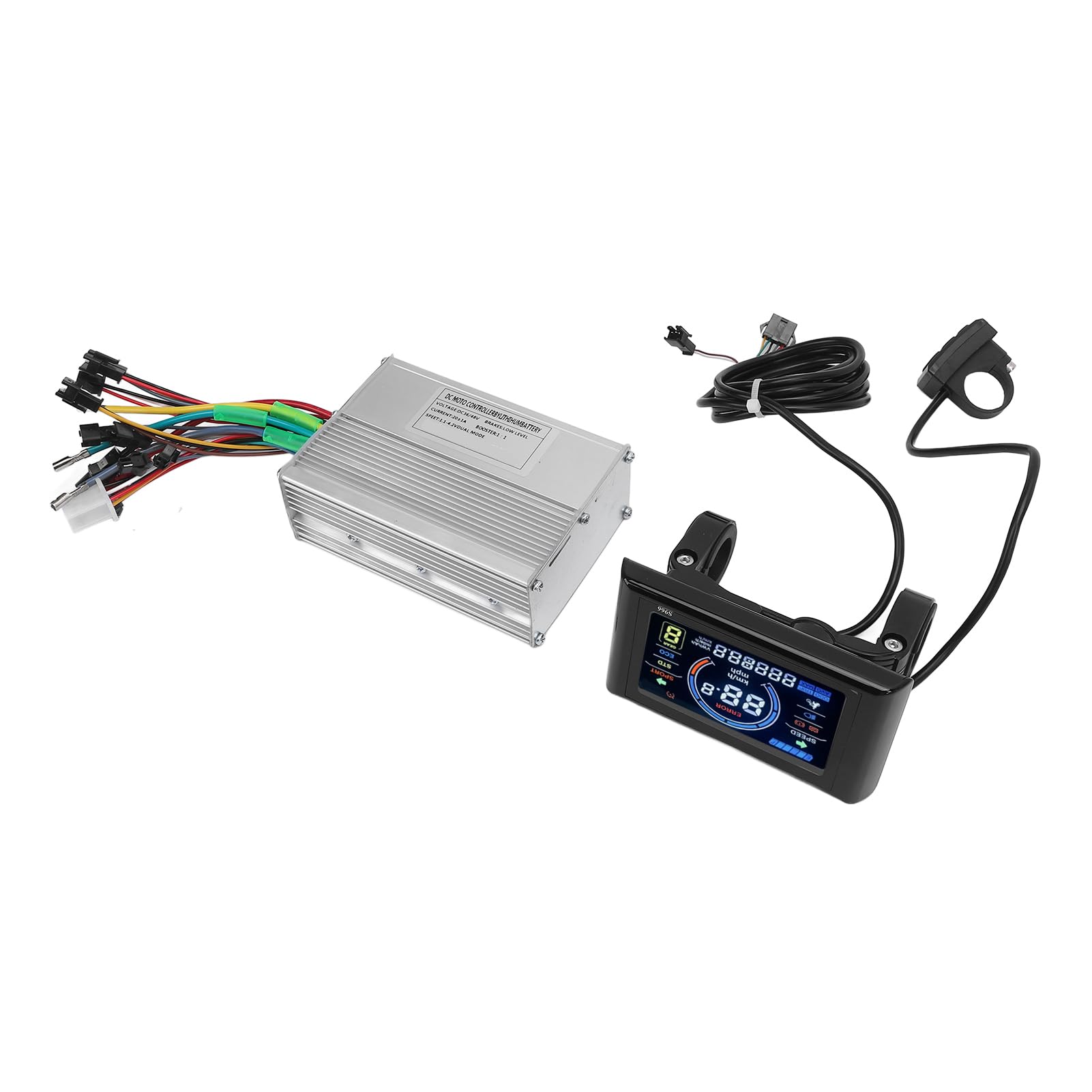 Elektroroller LCD-Farbdisplay 20A Controller-Kit Drei-Modus-Sinuswellen für Roller-Enthusiasten Aluminiumlegierung ABS-Material von Tbest