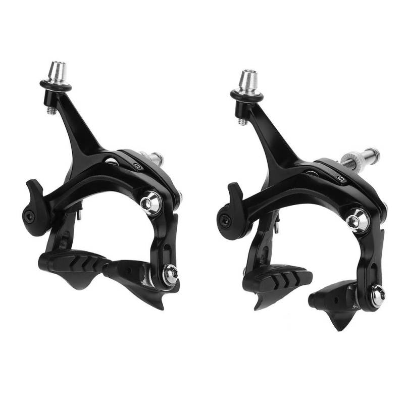 Rennrad Bremsen,Fahrrad Bremsen Set,Rennrad Bremse,Fahrradbremsen,Rennrad U Brake Bremse Bike Bremsenset 1 Paar Rennrad V Form Mechanische Dual-Pivot Bremse Set Bremssattel Teile Ersatzteile Zube von Tbest