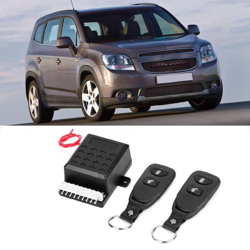 Funk Zv Universal Auto,Kfz Funkfernbedienung,Zentralverriegelungs-Kit Fernbedienungs-Zentralverriegelungs-Kit Auto-Alarmanlage Universal Car Central Alarm System Remote Control Anti Theft Key Locking von Tbest