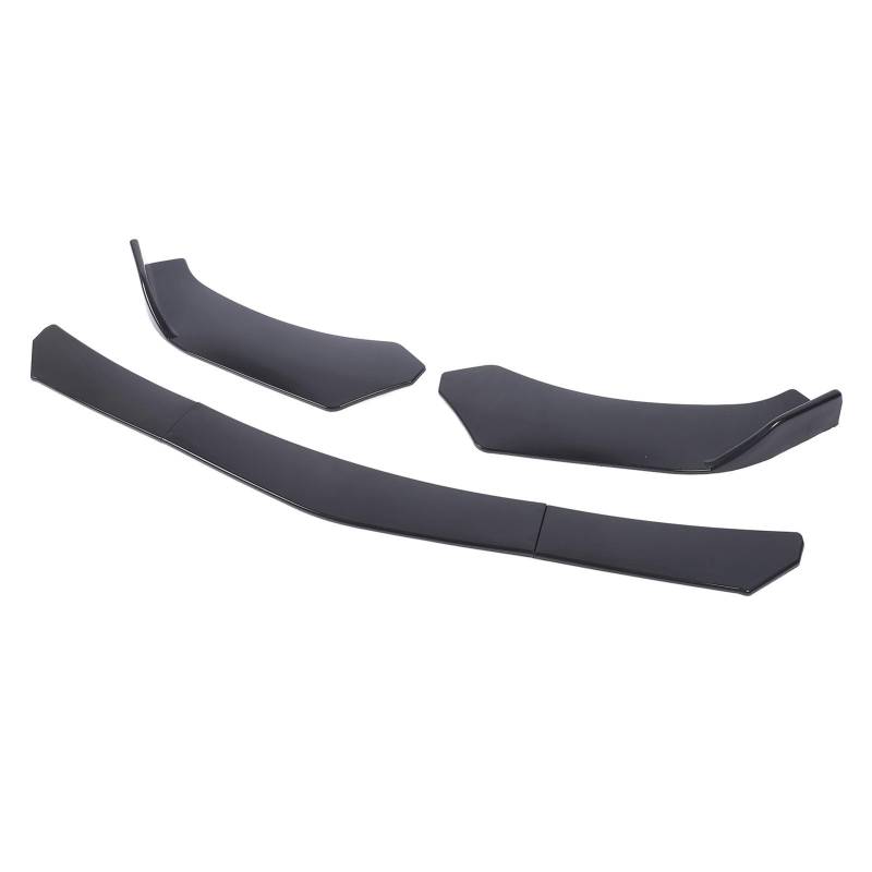 Lippe Frontspoiler Set Stoßstange Glossy Black Universal Car Racing Style Schutz [C E-Klasse 3er Serie 5] von Tbest