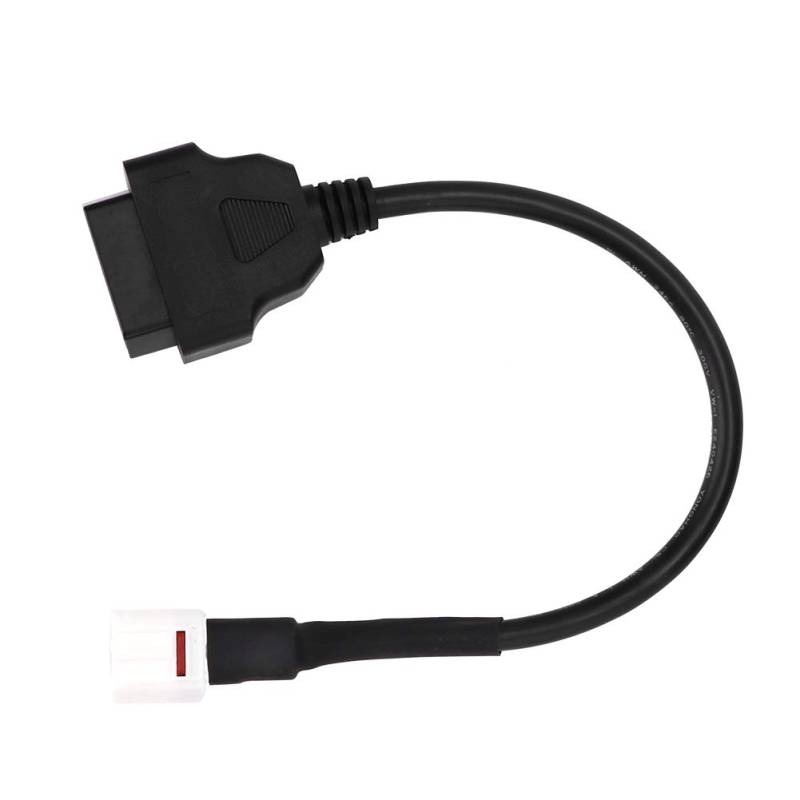 Diagnose Adapter,Obd2 Cable,Obd2 Kabel 4 Polig,Motorrad Diagnosekabel Adapter,Diagnose Scanner Kabel 4 Polig An Obd2 Fehlercodeleser Motorrad Scannerkabel Stecker Adapter Ersatz Für von Tbest