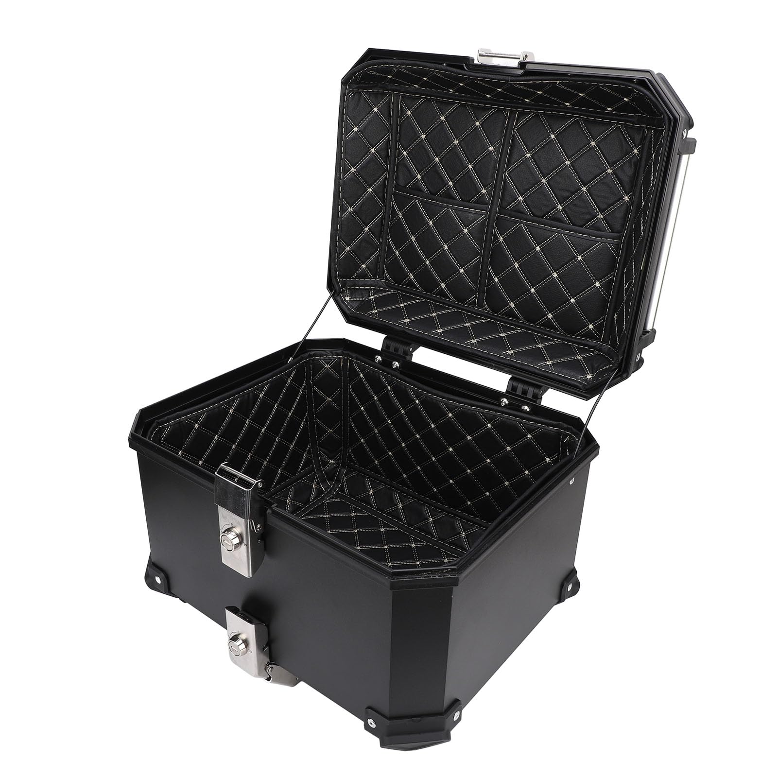 Motorrad-Heck-Top-Box, 45 L, Wasserdichte Heckkoffer-Gepäckbox für Universal-Motorräder von Tbest