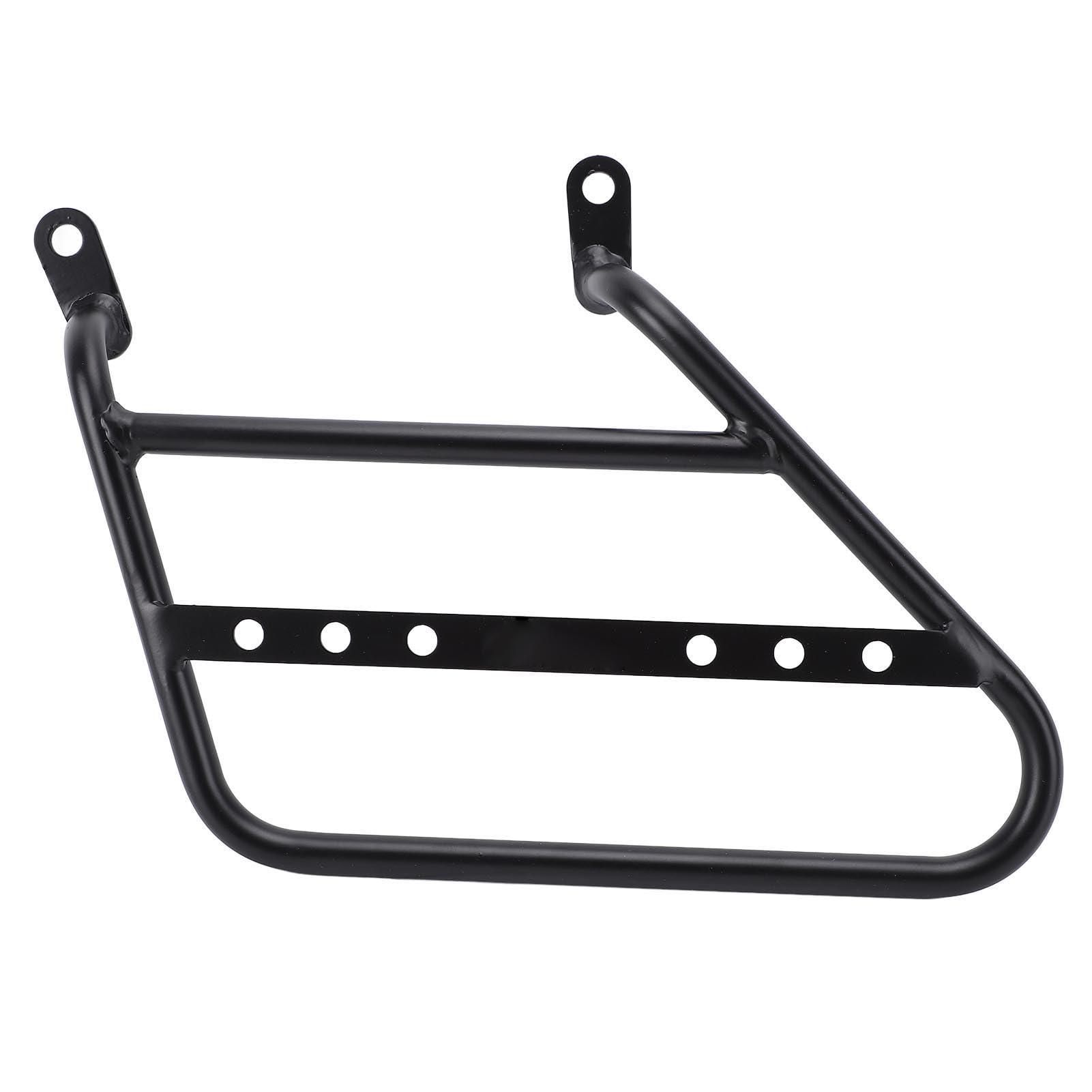 Motorradseiten -Sattel -Satteltaschenstütze Bracket Iron Mattes Schwarz Stylish Look Aufbewahrungstaschenrahmenhalter für Motorradfahrer (Links: RM835-BBZJ) von Tbest