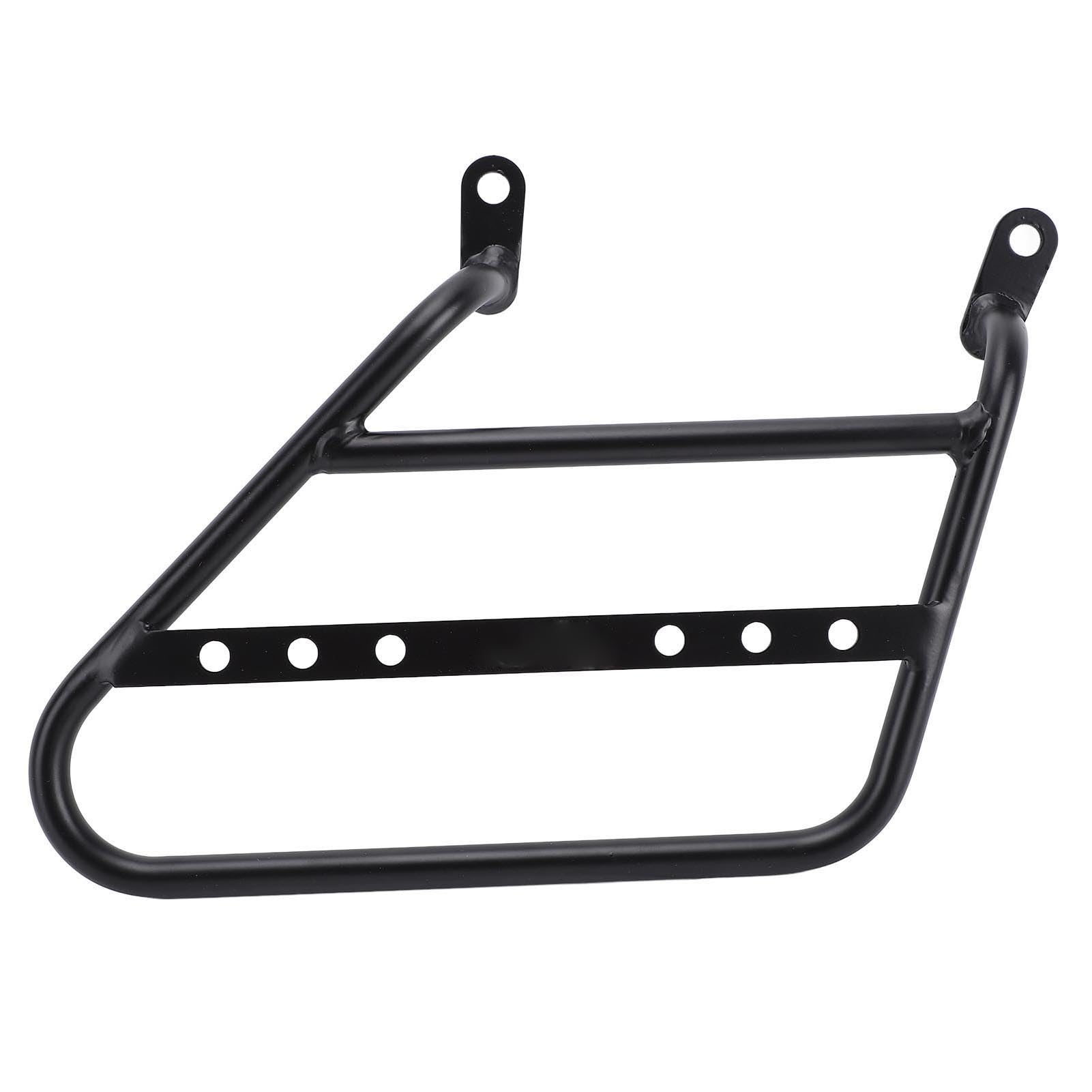 Motorradseiten -Sattel -Satteltaschenstütze Bracket Iron Mattes Schwarz Stylish Look Aufbewahrungstaschenrahmenhalter für Motorradfahrer (Rechts: RM836-BBZJ) von Tbest