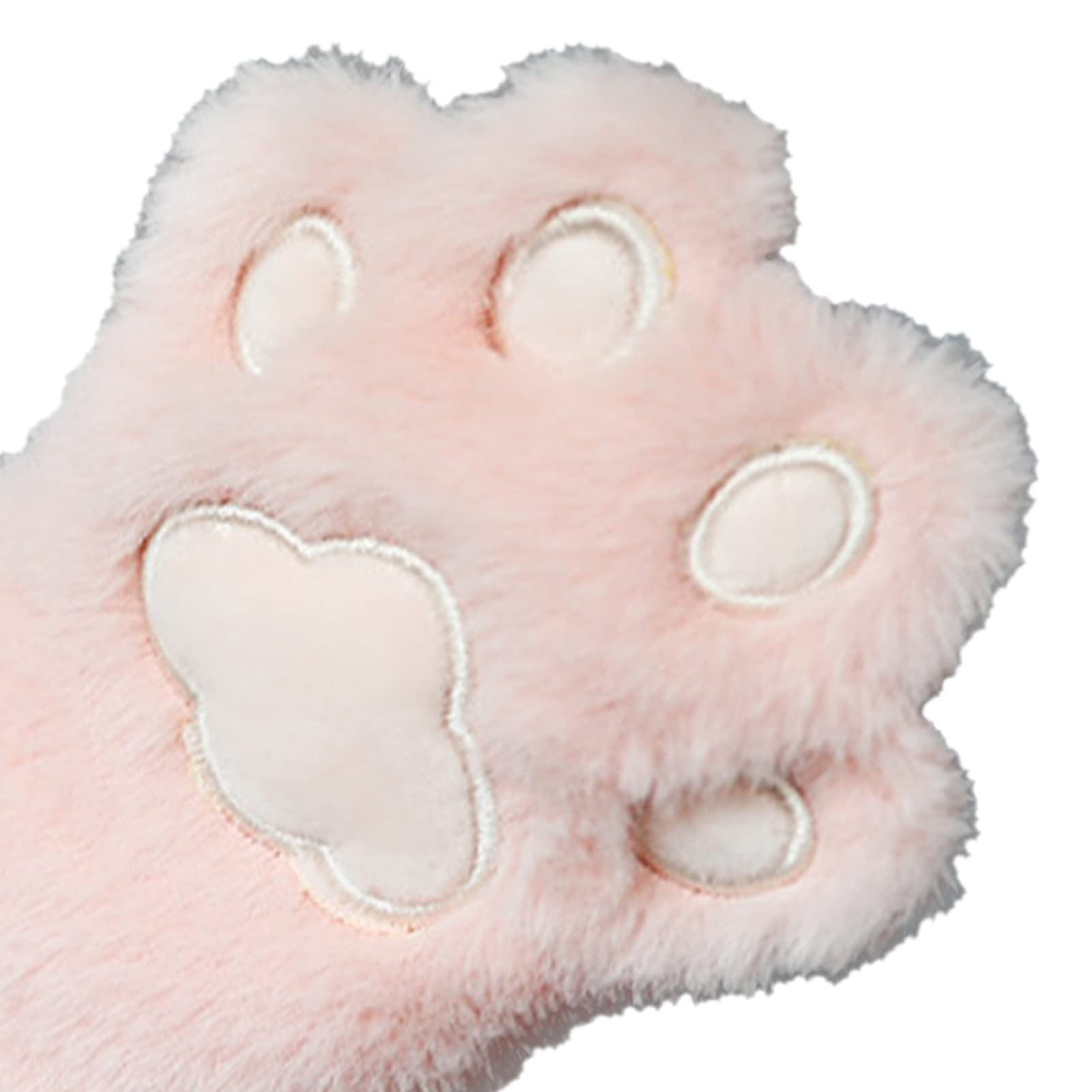 Niedliche Katzenkrallen-Plüsch-Sicherheitsgurtbezüge, Weicher Gurtbezug, Bequemer Schulterschutzbezug für Damen (PINK) von Tbest