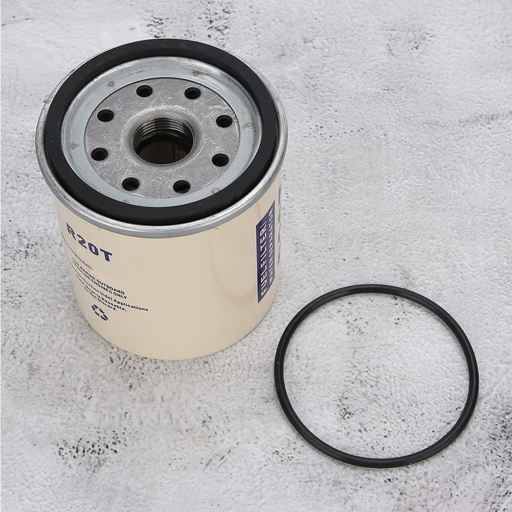 Racor R20T Kraftstofffilter,Racor Kraftstofffilter R20T Element,Kraftstofffilter,Kraftstofffilter Wasserabscheiderelemente für R20T Ersatz Passend für Außenborder LKW Bus von Tbest