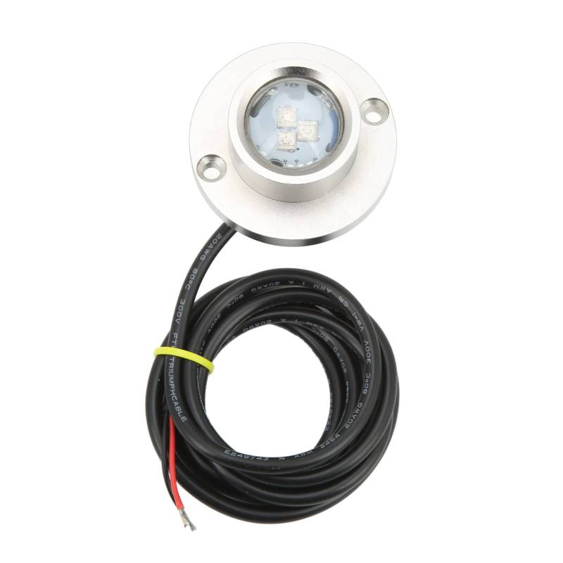 Marine-Unterwasserlicht, Marine-Unterwasser-LED-Licht DC 12 V 24 V Edelstahl, Universell Passend für Boots-Yacht-Wasserbeleuchtung (Blau) von Tbest